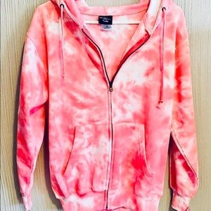 Pink tye dye hoodies